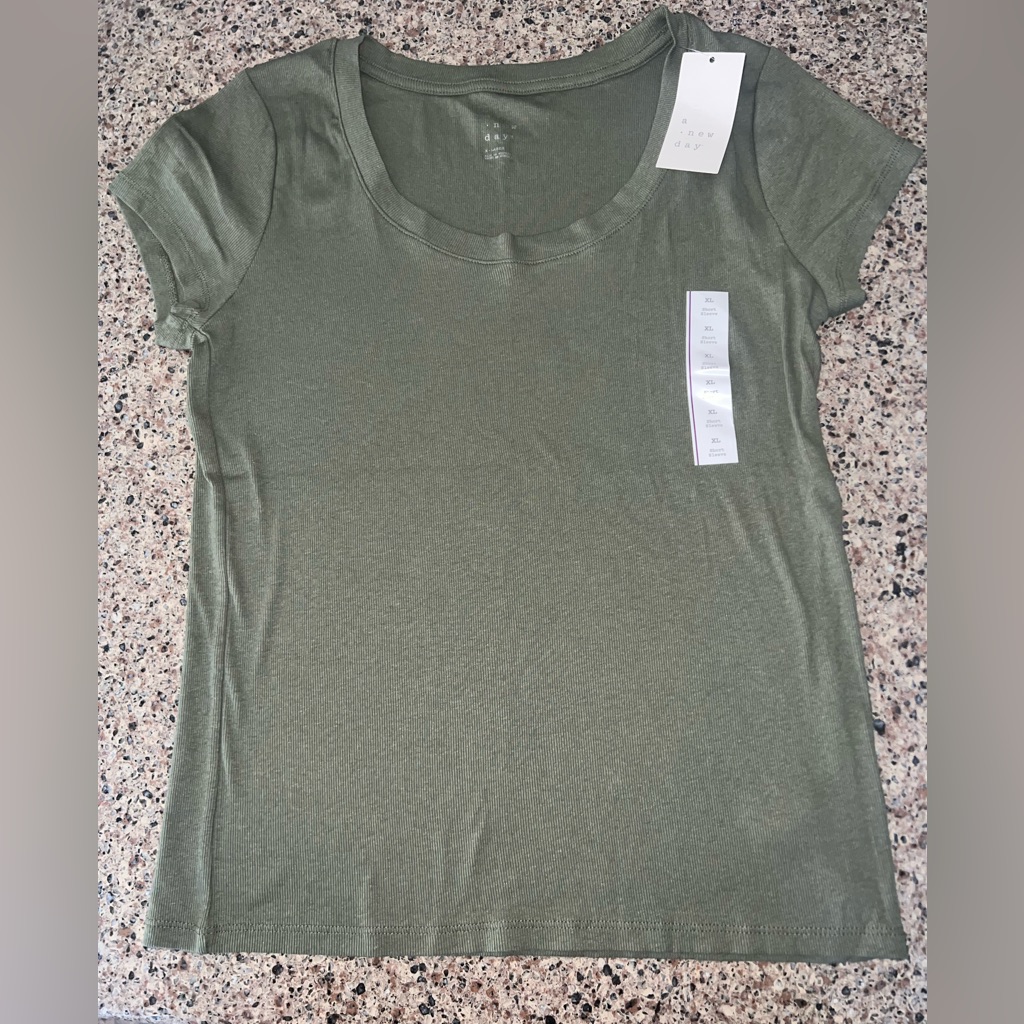 A New Day Olive Green Top